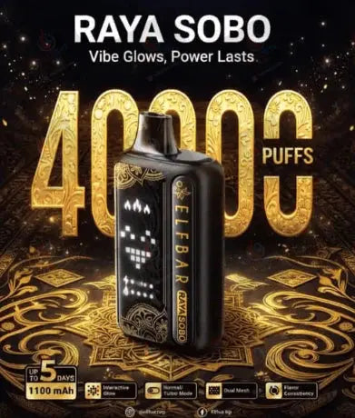Elfbar Raya Sobo | 40K Puffs | 1100 mAh Battery | La Dolce Vape La Dolce
