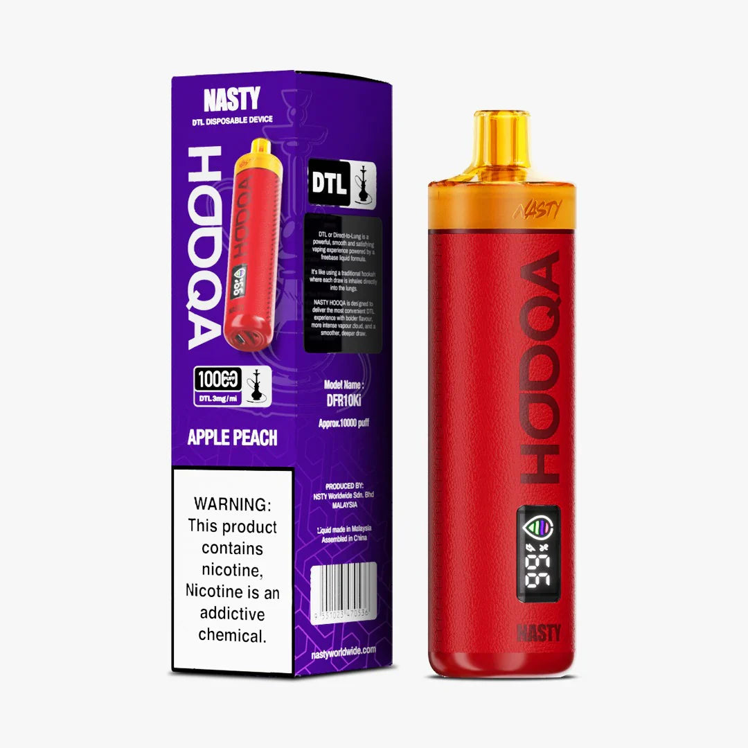 Nasty HOOQA DTL 10k puff | 3MG | Disposable | La Dolce Vape Indian Vape