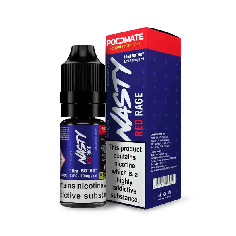 Red Rage - Nasty Salt | 30ML | 35MG 50MG | La Dolce Vape Indian Vape