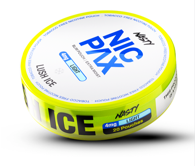 Nicpax Nicotine Pouches - Nasty | 20pc | 4MG 6MG 10MG 12MG | La Dolce Vape