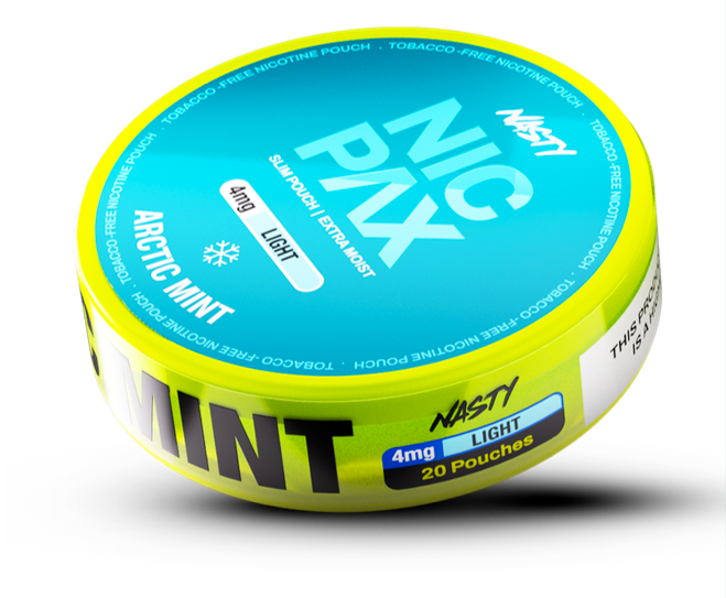 Nicpax Nicotine Pouches - Nasty | 20pc | 4MG 6MG 10MG 12MG | La Dolce Vape