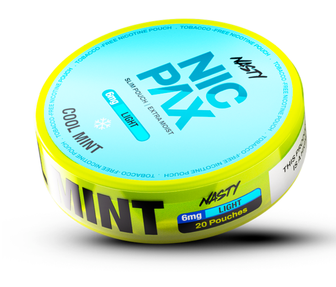 Nicpax Nicotine Pouches - Nasty | 20pc | 4MG 6MG 10MG 12MG | La Dolce Vape