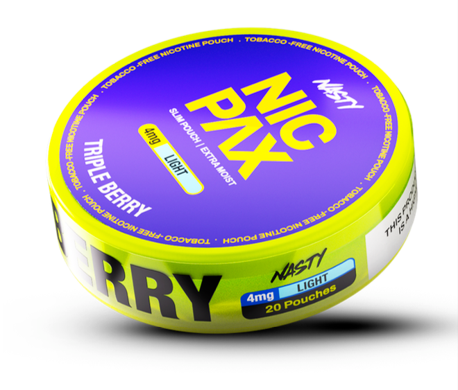 Nicpax Nicotine Pouches - Nasty | 20pc | 4MG 6MG 10MG 12MG | La Dolce Vape