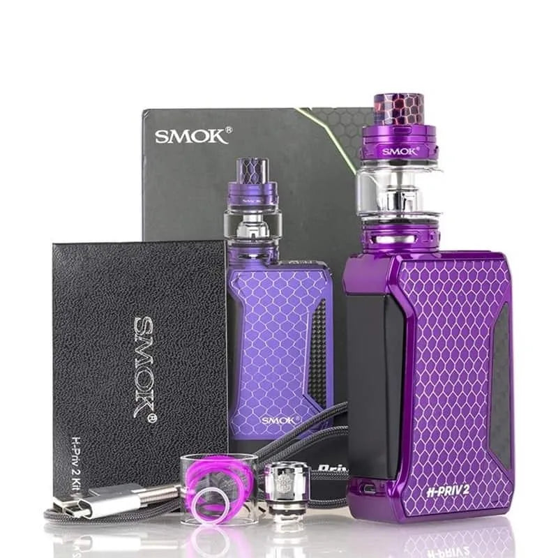 Smok H-Priv 2 Mod Kit | 225W | TFV4 3.5ML Tank | Dual  18650 Batteries | La Dolce Vape - La Dolce