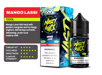 Mango Lassi Ice - Nasty Super Cool | 30 ML | 35MG 50MG | La Dolce Vape Indian Vape