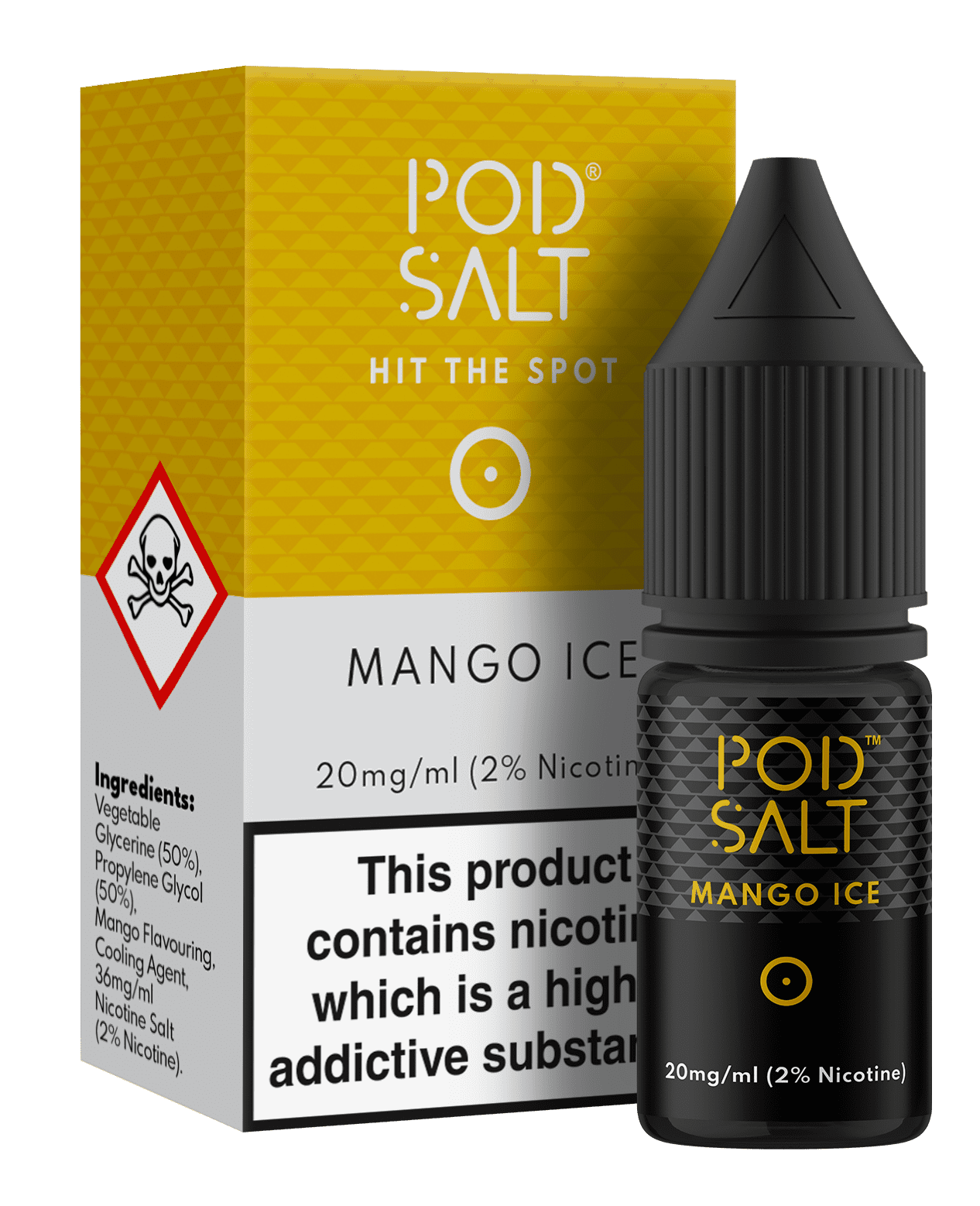 Mango ice POD SALT Salt | 30ML | 50MG 25MG | La Dolce Vape Indian Vape