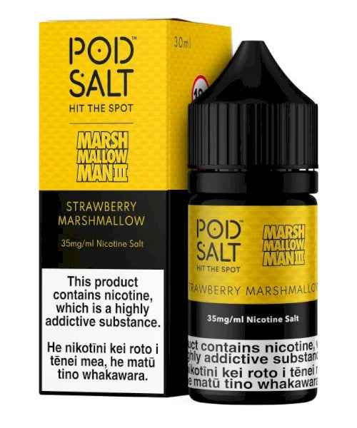 Strawberry Marshmallow Man 3 - Pod Salt | 30ML | 20MG 25MG 50MG | La Dolce Vape Indian Vape