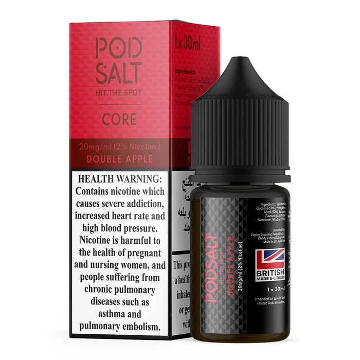 Pod Salt - Double Apple Nic Salt | 30ML | 20MG 25MG 50MG | La Dolce Vape Indian Vape Outlet