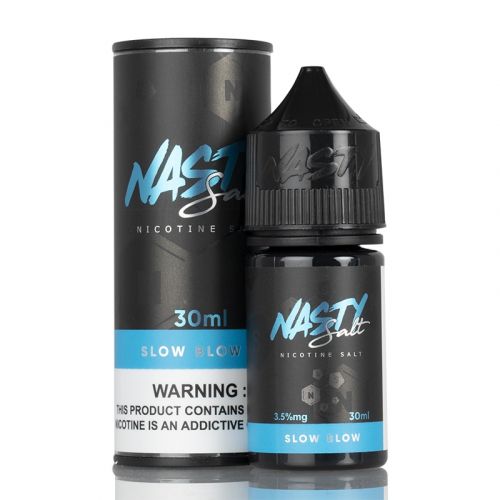 Slow Blow - Nasty Salt | 30ML Vape Juice | 35MG,50MG vape paradise india