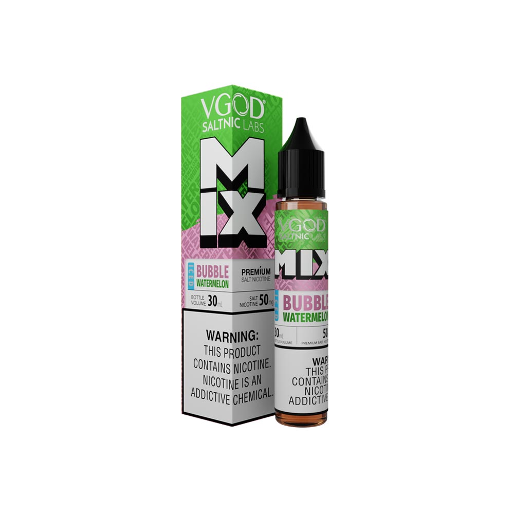 Mix Bubble Watermelon Iced - Vgod Salt | 30ML | 25MG 50MG | La Dolce Vape Indian Vape